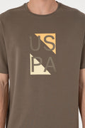 Men's Comfort Fit Crew Neck Mink T-Shirt