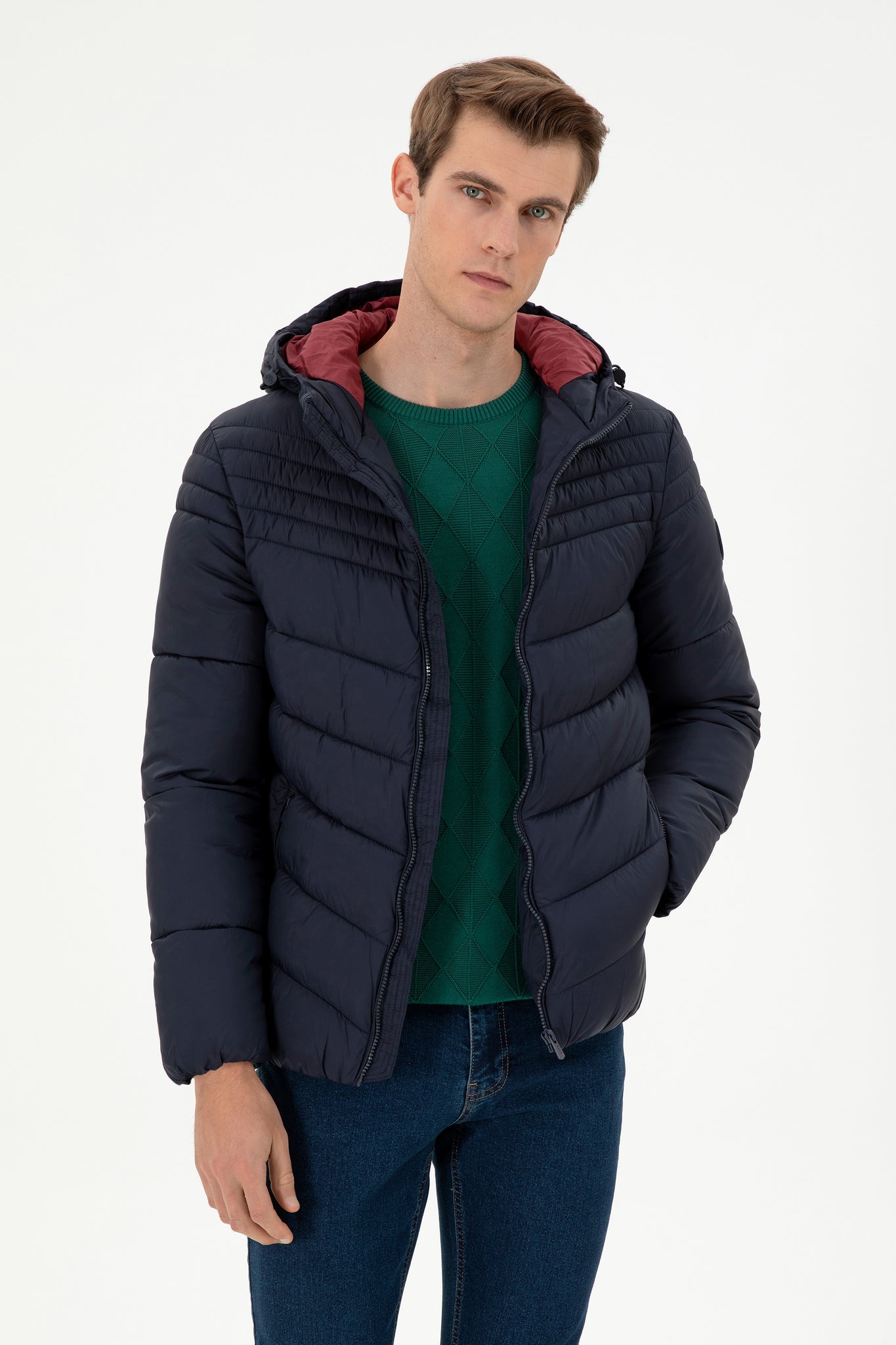 Men's Navy Blue Coat