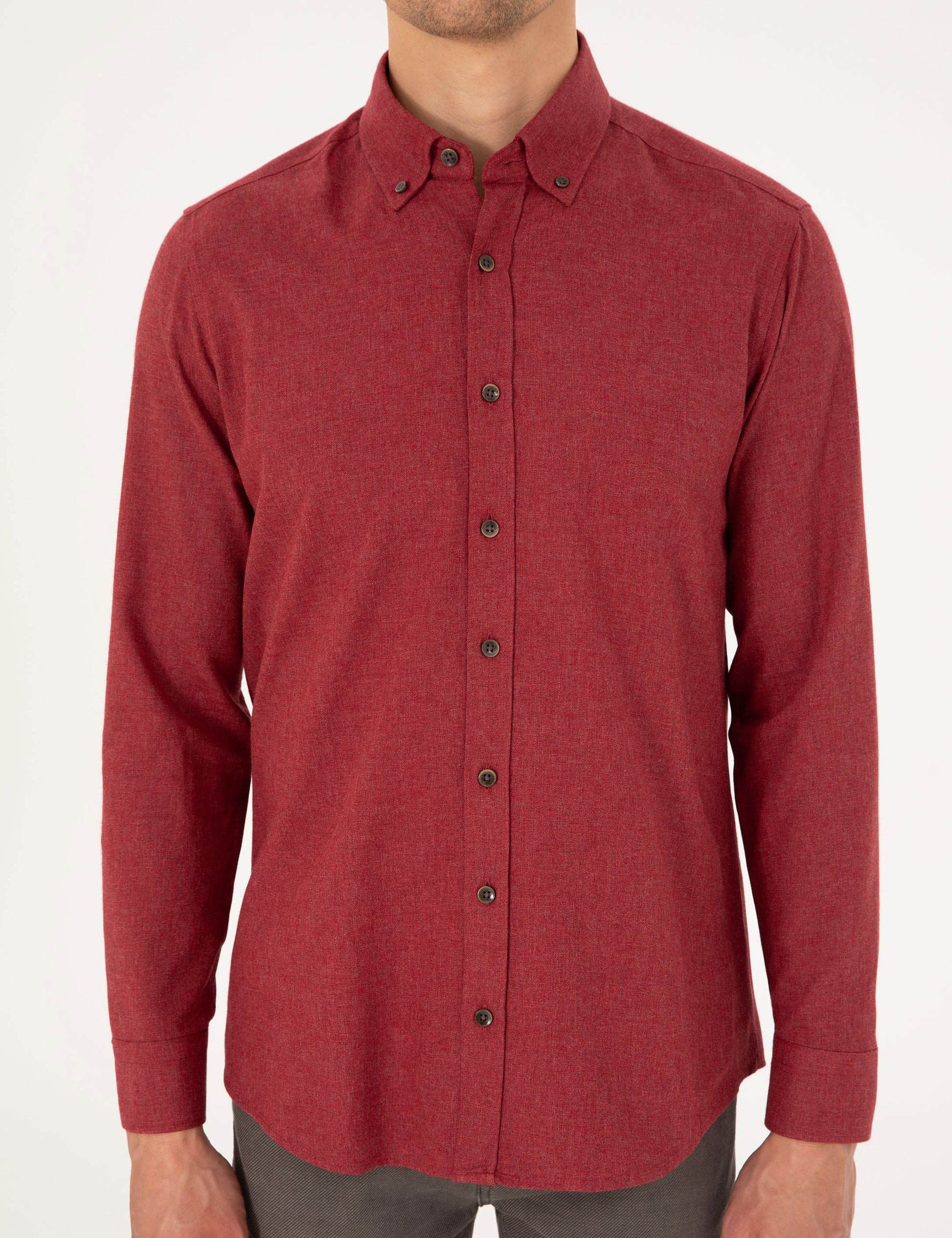 Cherry Regular Fit Long Sleeve Shirt