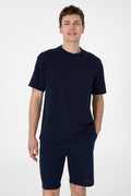 Men's Comfort Fit Crew Neck Navy T-Shirt