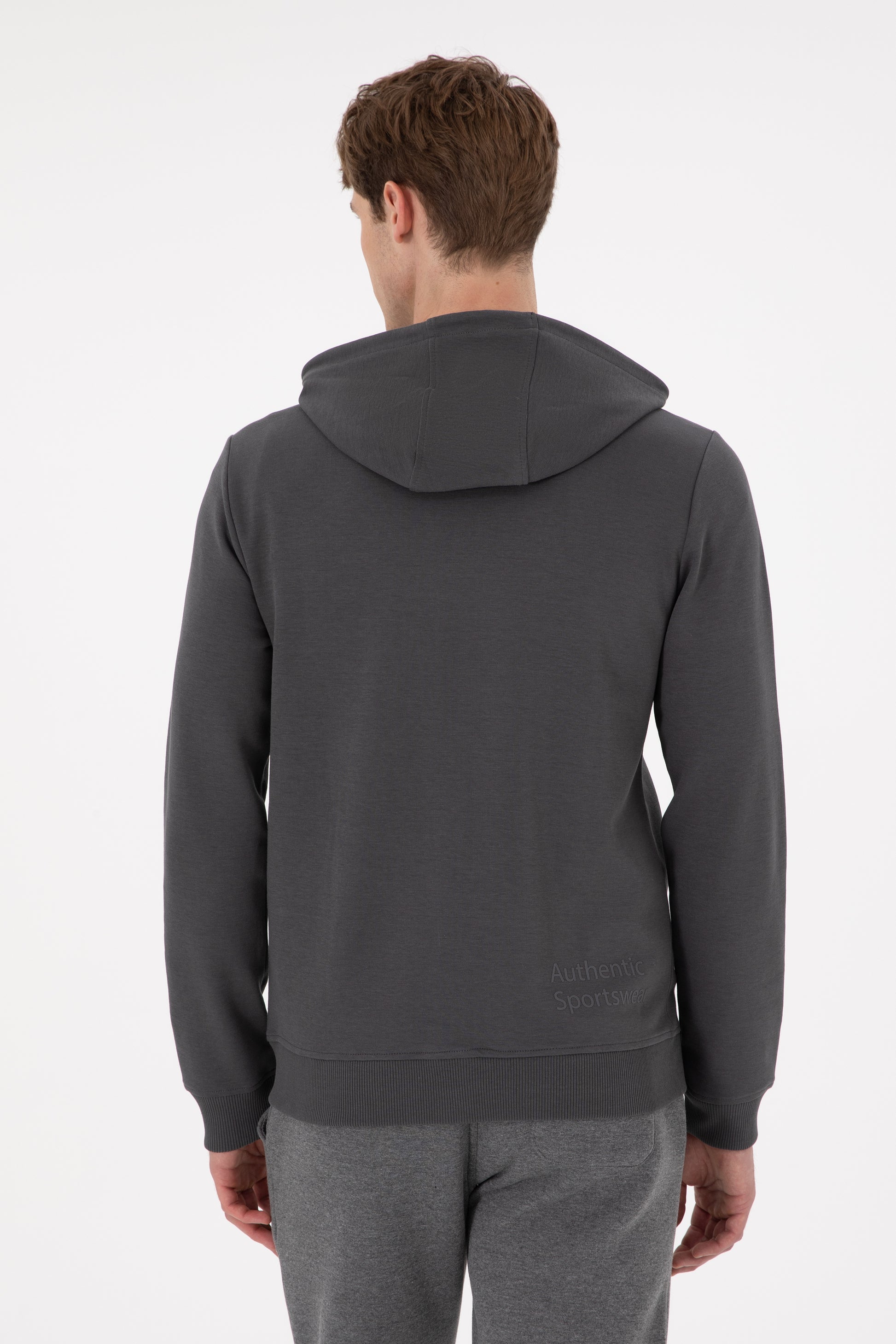 Men's Anthracite Knitted Cardigan