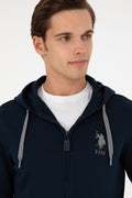 Men's Navy Blue Knitted Cardigan