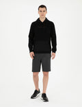 Black Regular Fit Sweatshirt