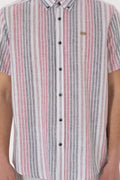 Men's Red Short Sleeve Shirt