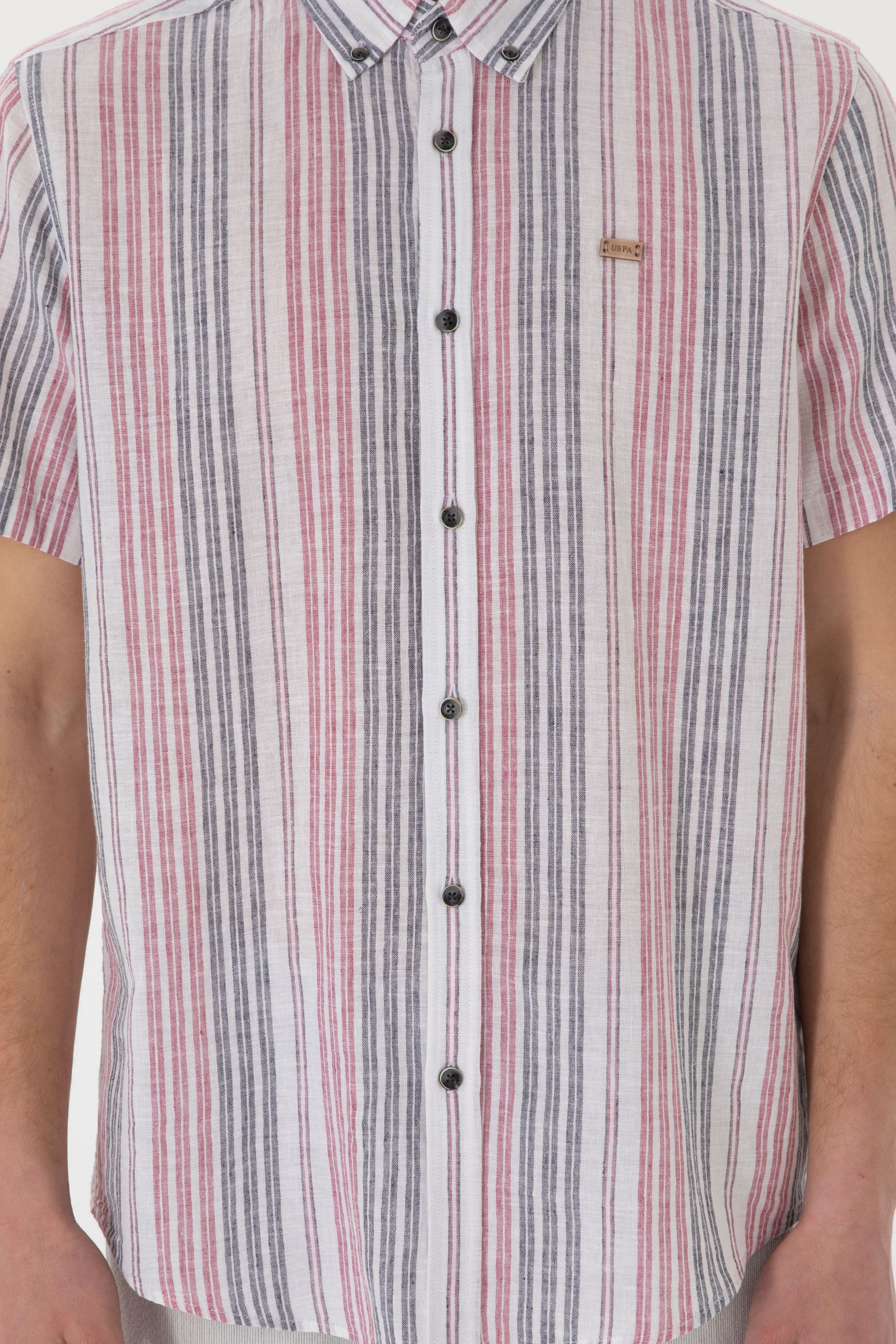 Men's Red Short Sleeve Shirt