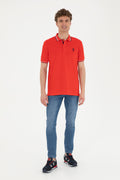 Men's Red Basic T-Shirt