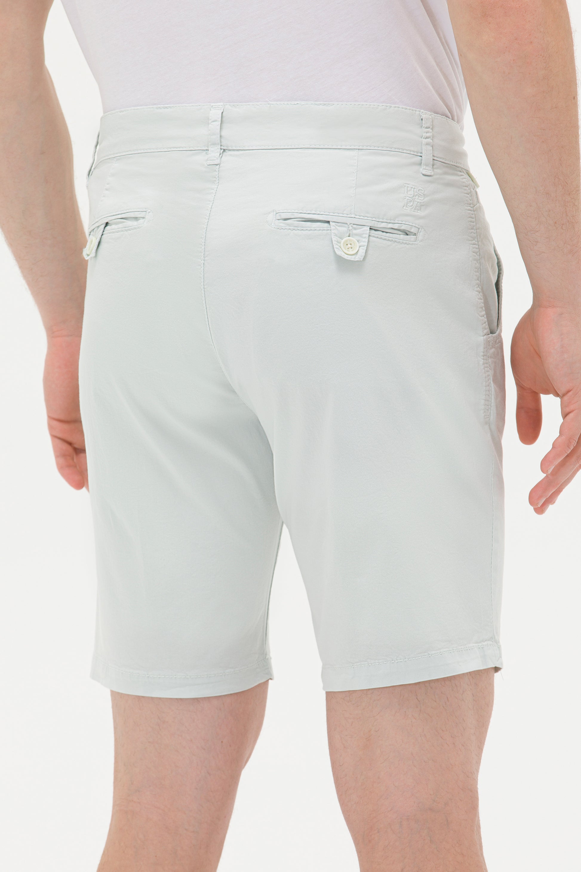 Men's Water Green Woven Shorts