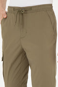 Men's Dark Khaki Canvas Pants