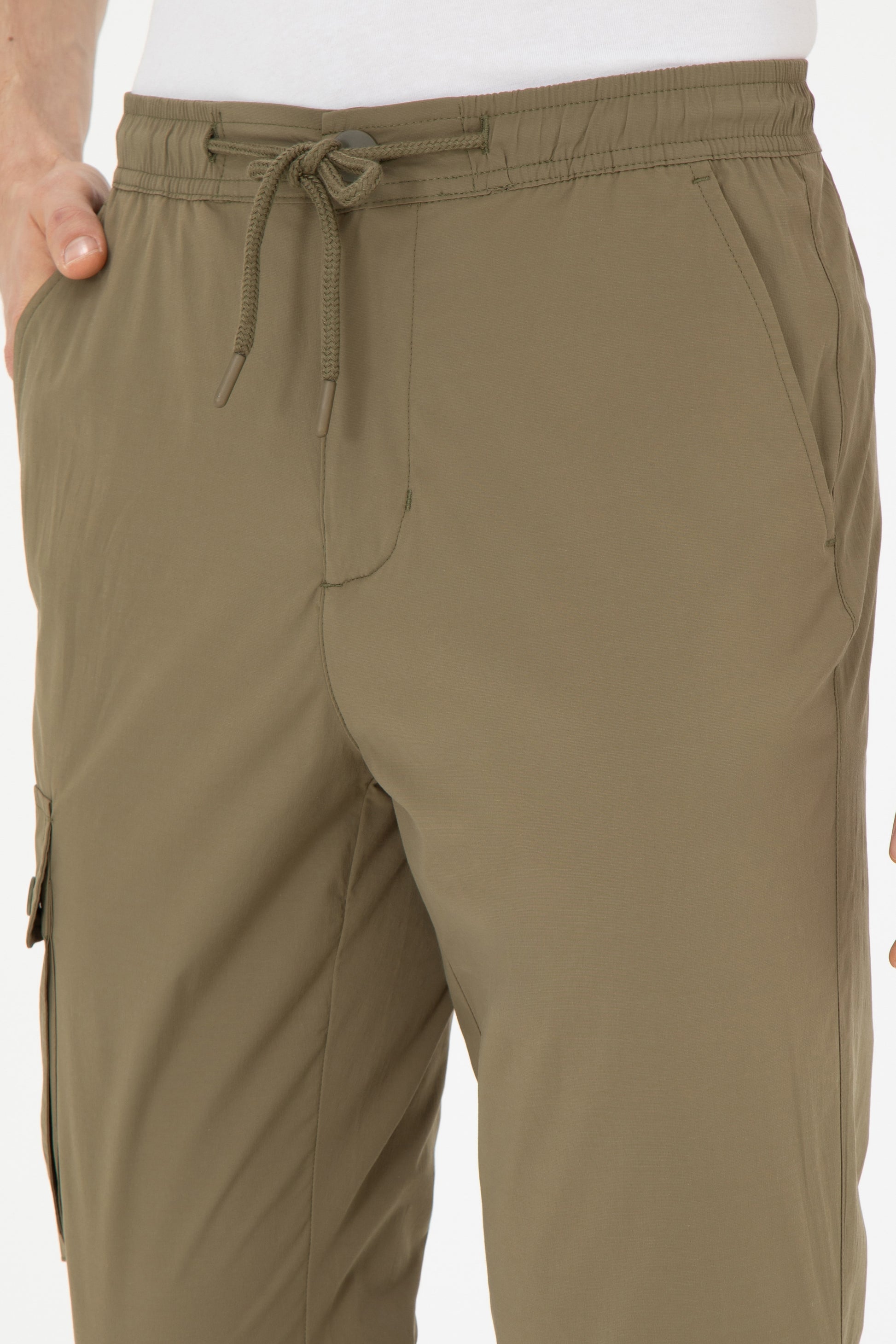 Men's Dark Khaki Canvas Pants