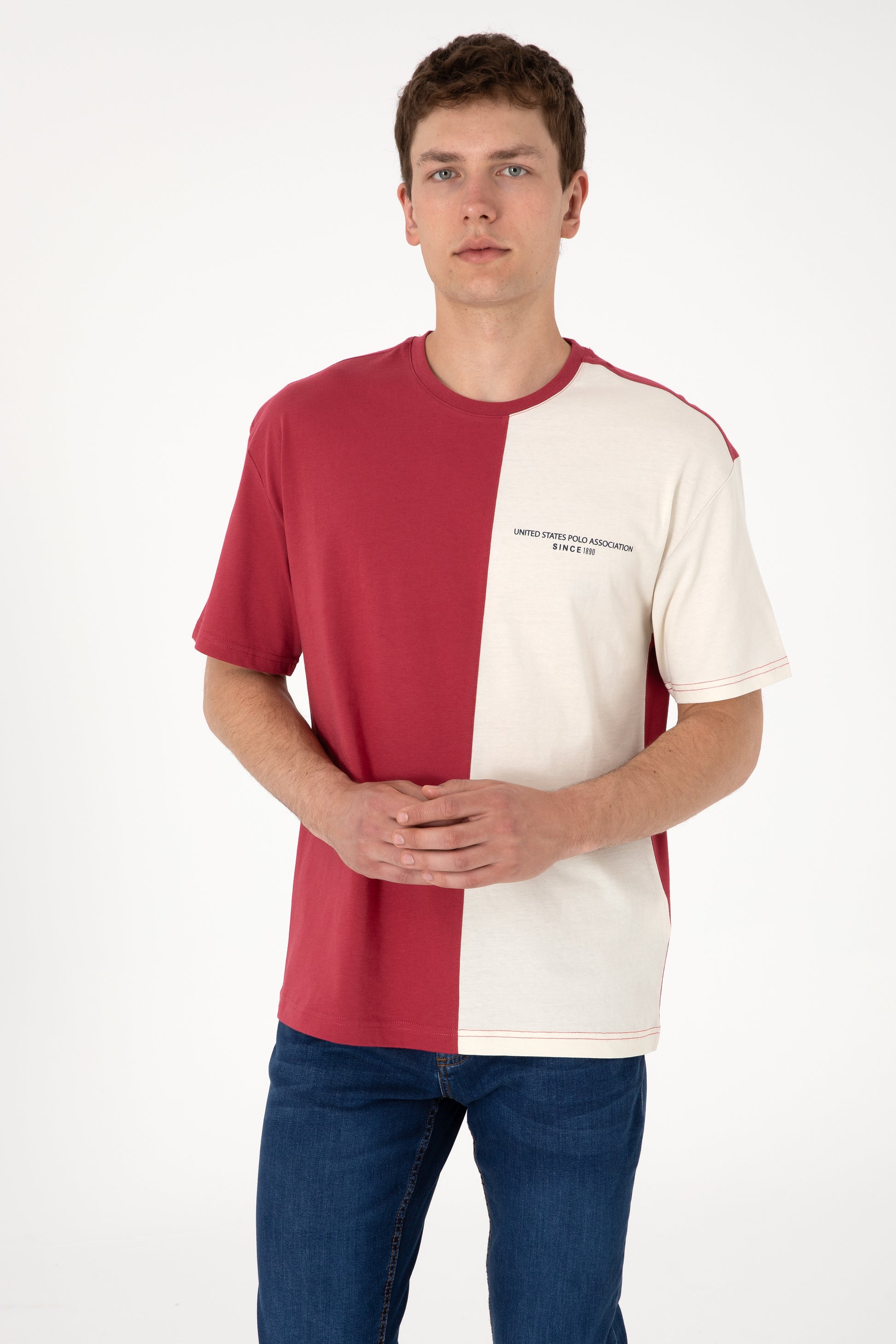 Men's Comfort Fit Crew Neck Cherry T-Shirt