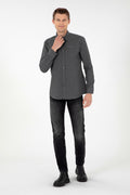 Men's Anthracite Long Sleeve Shirt