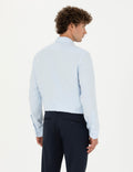 Light Blue Slim Fit Long Sleeve Shirt