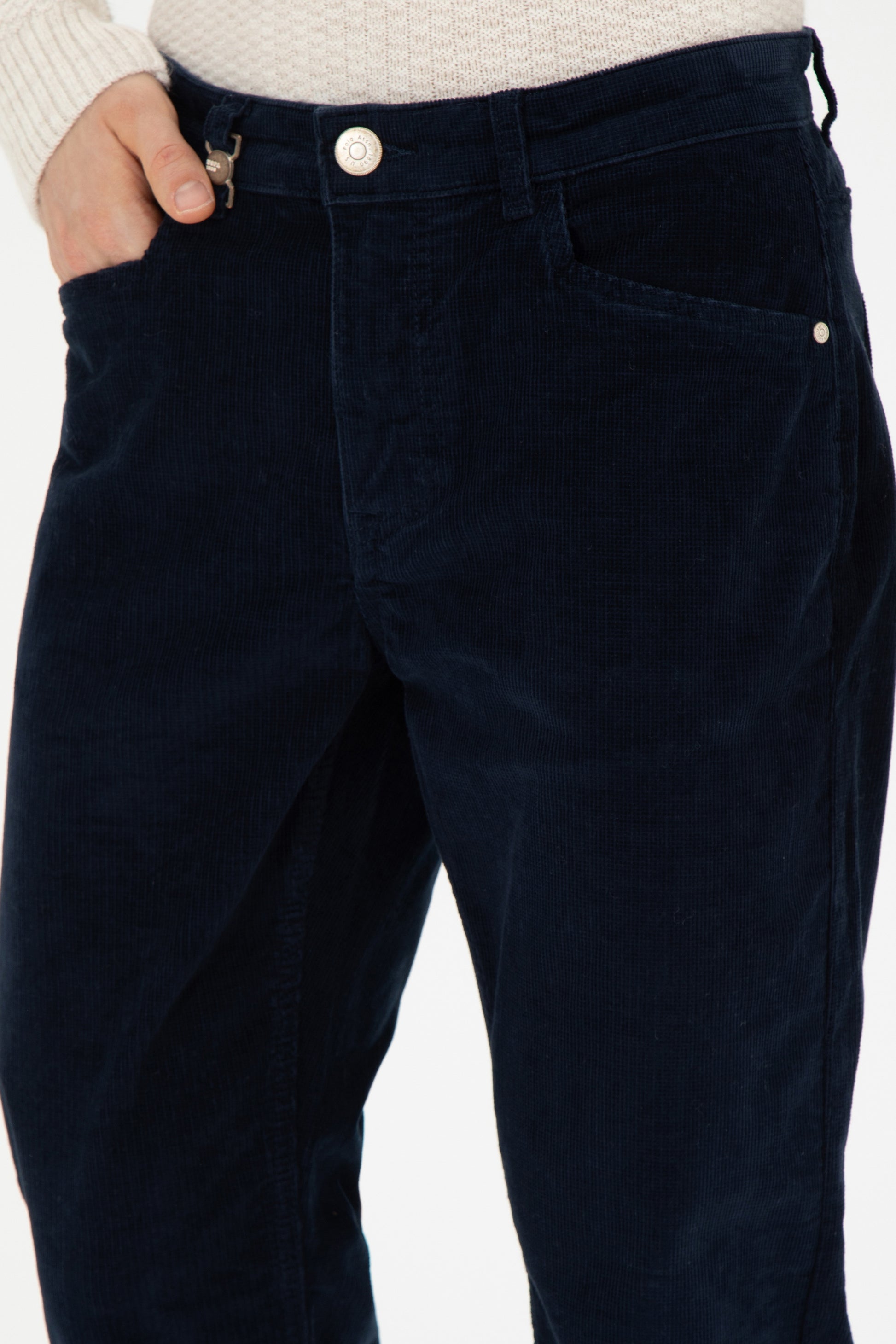 Men's Navy Blue Canvas Pants