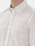 Khaki Slim Fit Long Sleeve Shirt