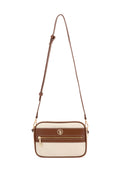 Women's Cream Canvas Cross Bag