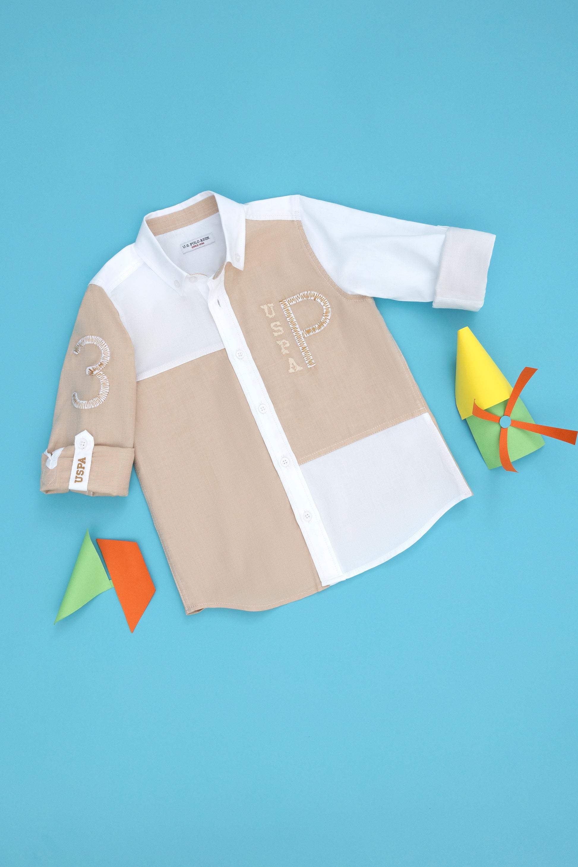 Boy's Sand Long Sleeve Shirt