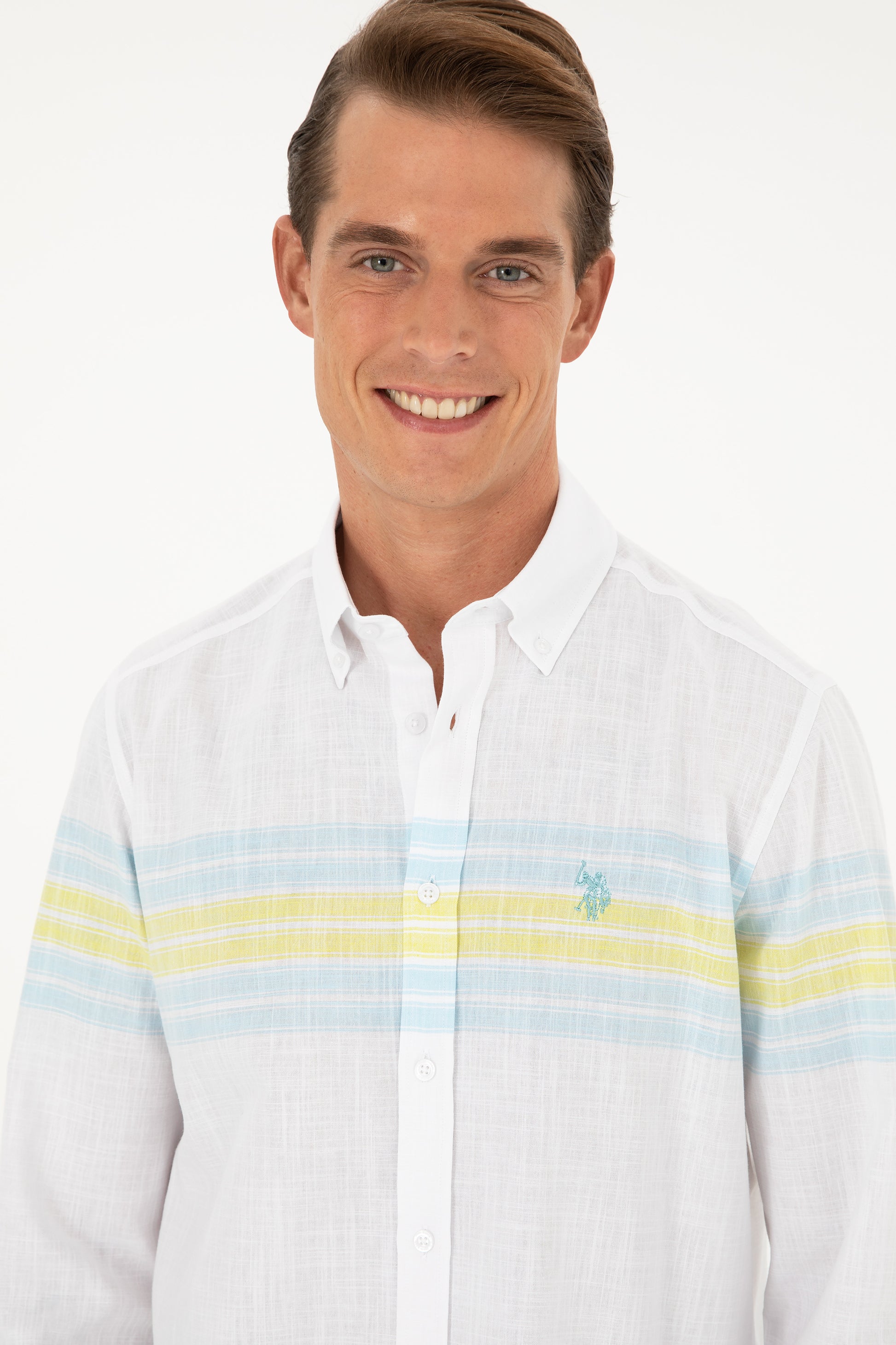 Men's Mint Long Sleeve Shirt