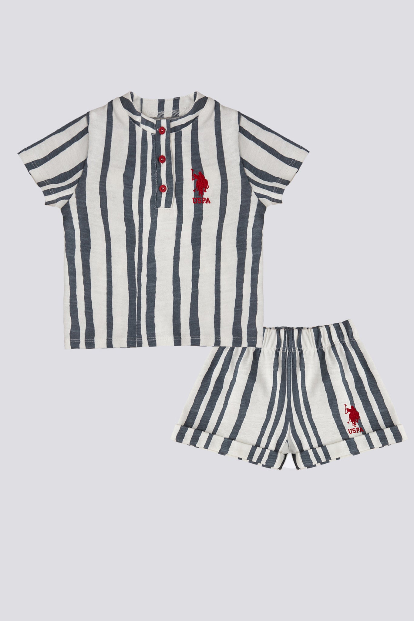 Boy Baby 2 Piece Striped Set