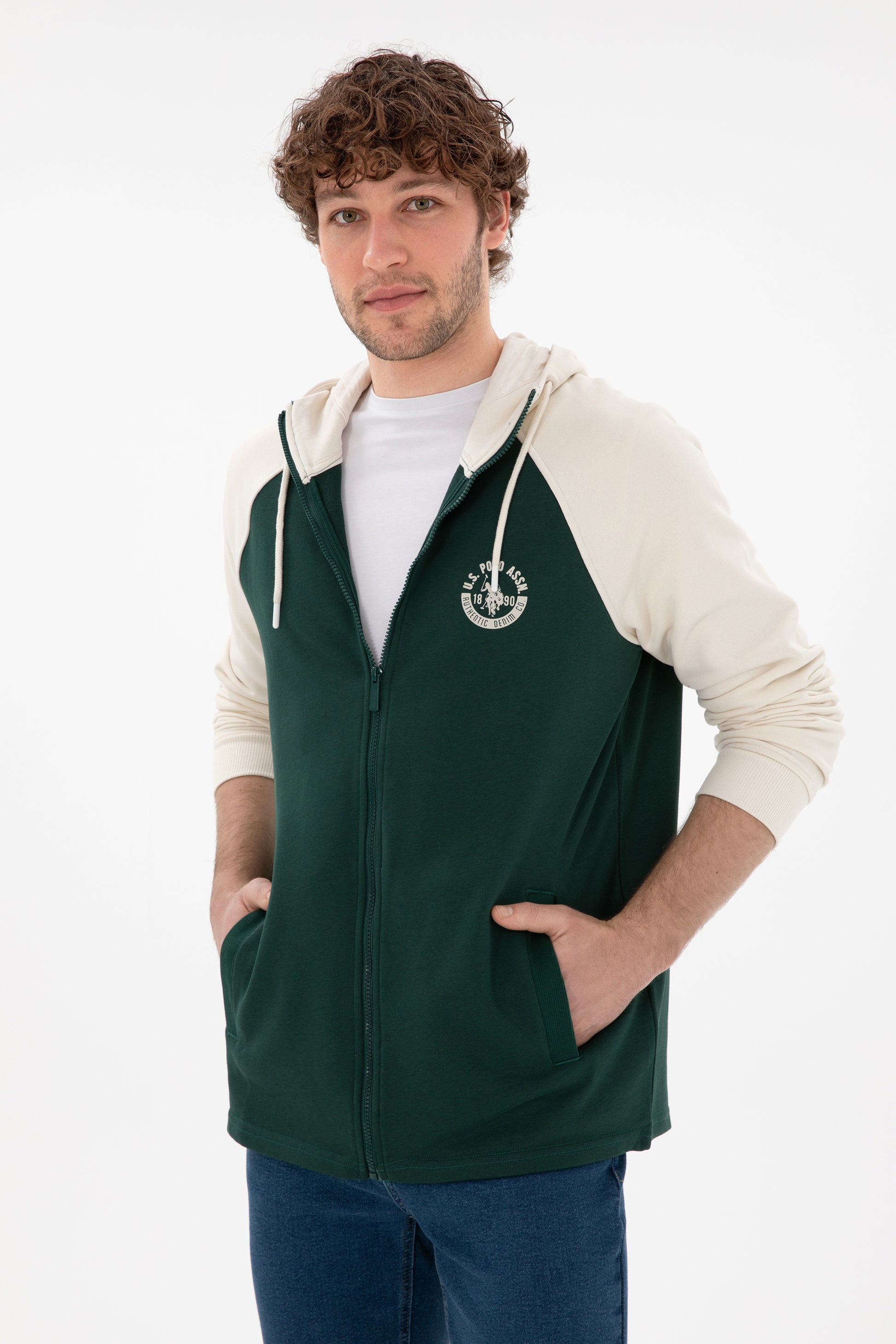Men's Dark Green Knitted Cardigan