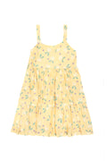 Girl's Yellow Knitted Dress