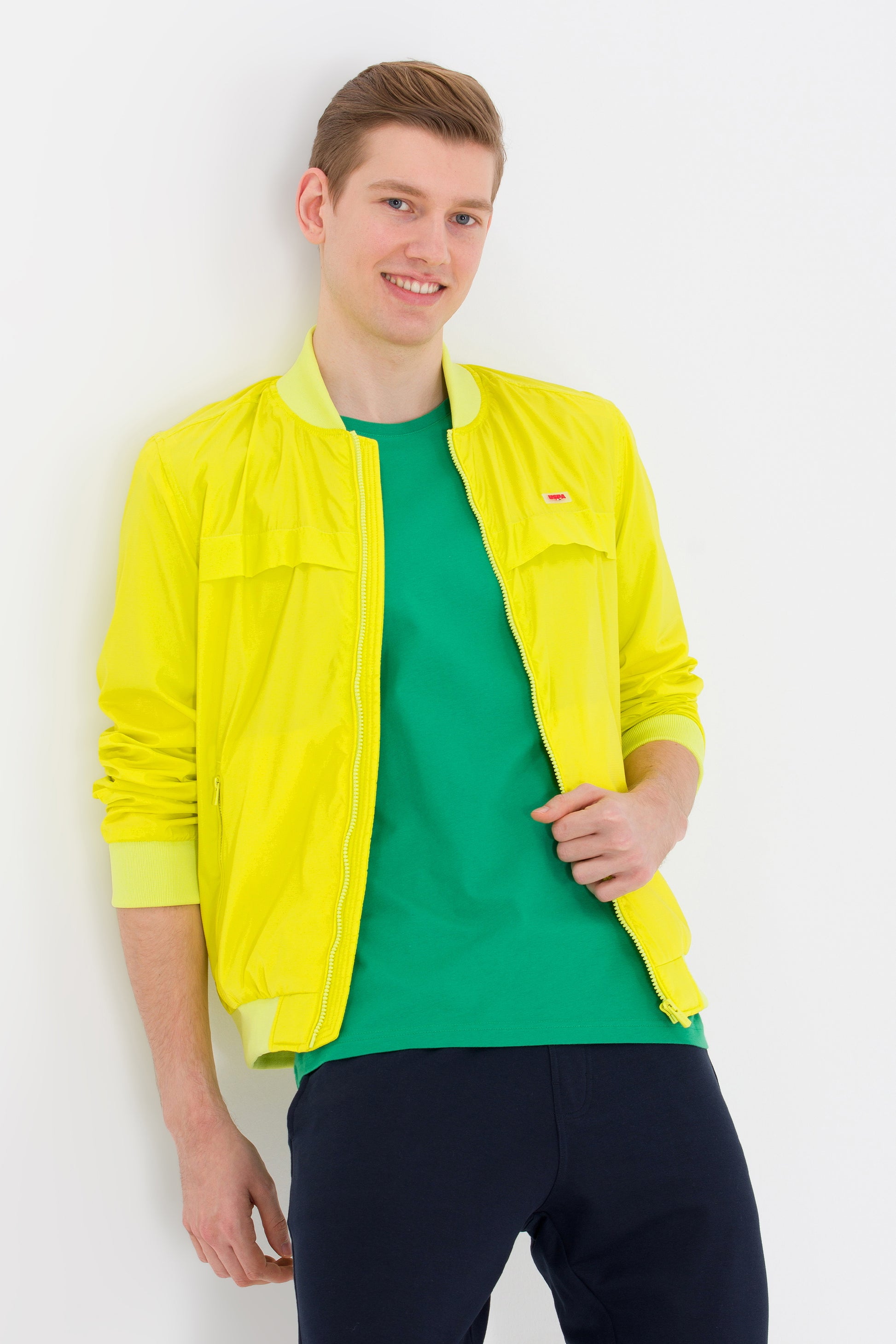 Men's Neon Yellow Coat