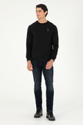 Men's Black Basic Sweatshirt