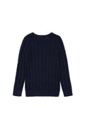 Boy's Navy Blue Basic Sweater