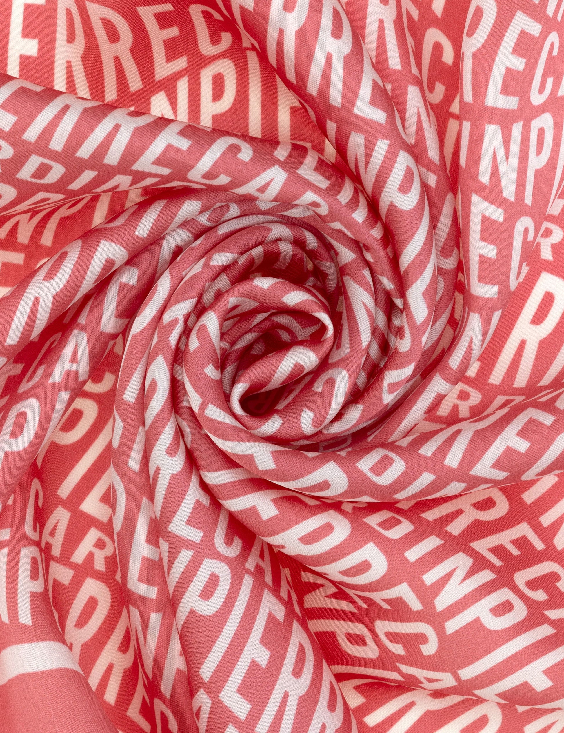 Pink Silk Scarf