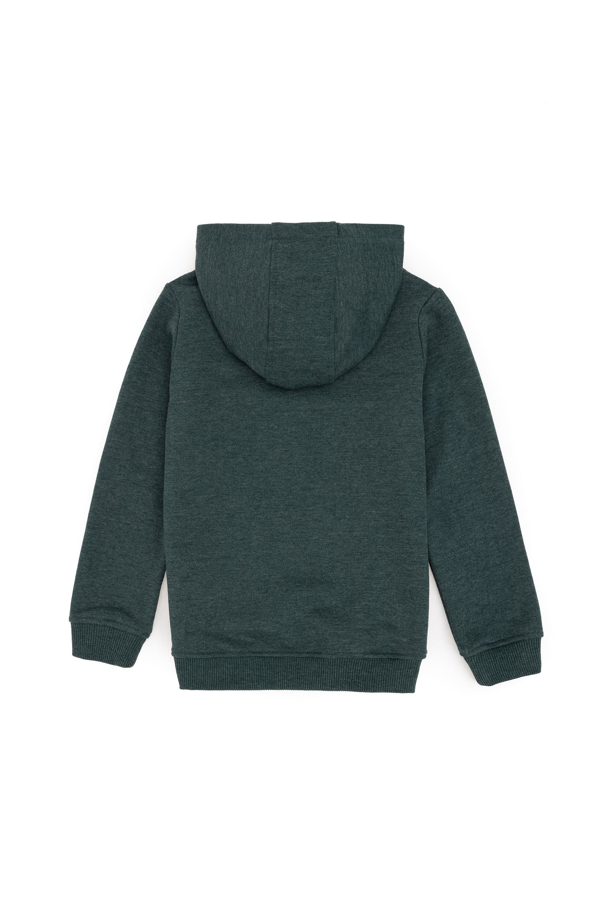 Boy's Dark Green Basic Sweatshirt