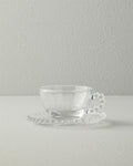 Balloon Glass 8 Pieces 4 Seater Tea Cup Set