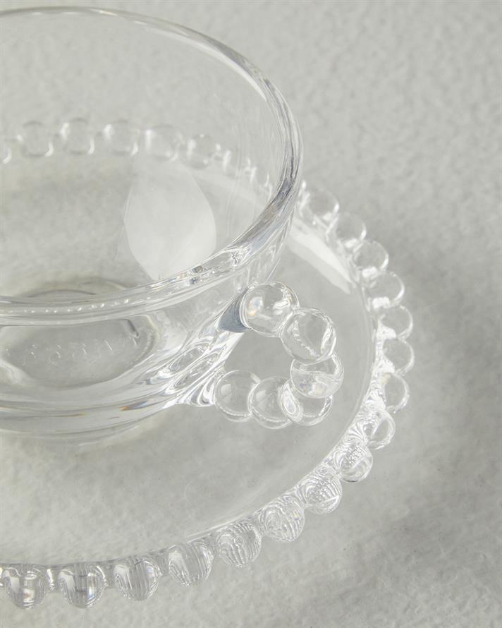 Balloon Glass 8 Pieces 4 Seater Tea Cup Set