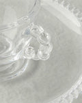 Balloon Glass 8 Pieces 4 Seater Coffee Cup Set Transparent