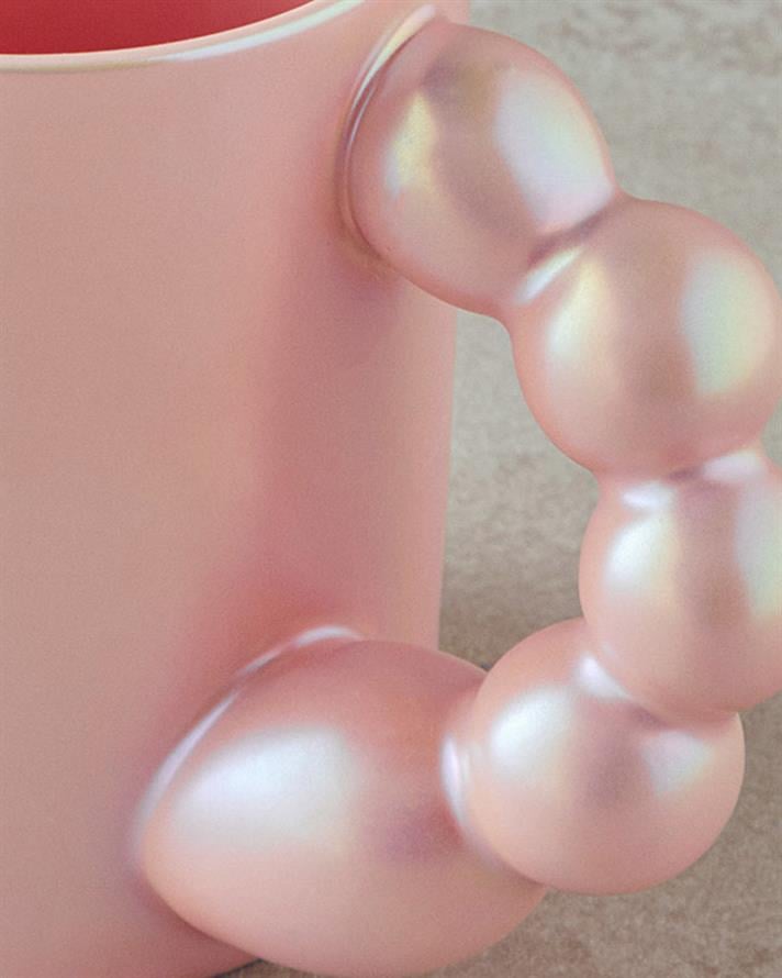 Balloons New Bone China Mug 480 ml Pink