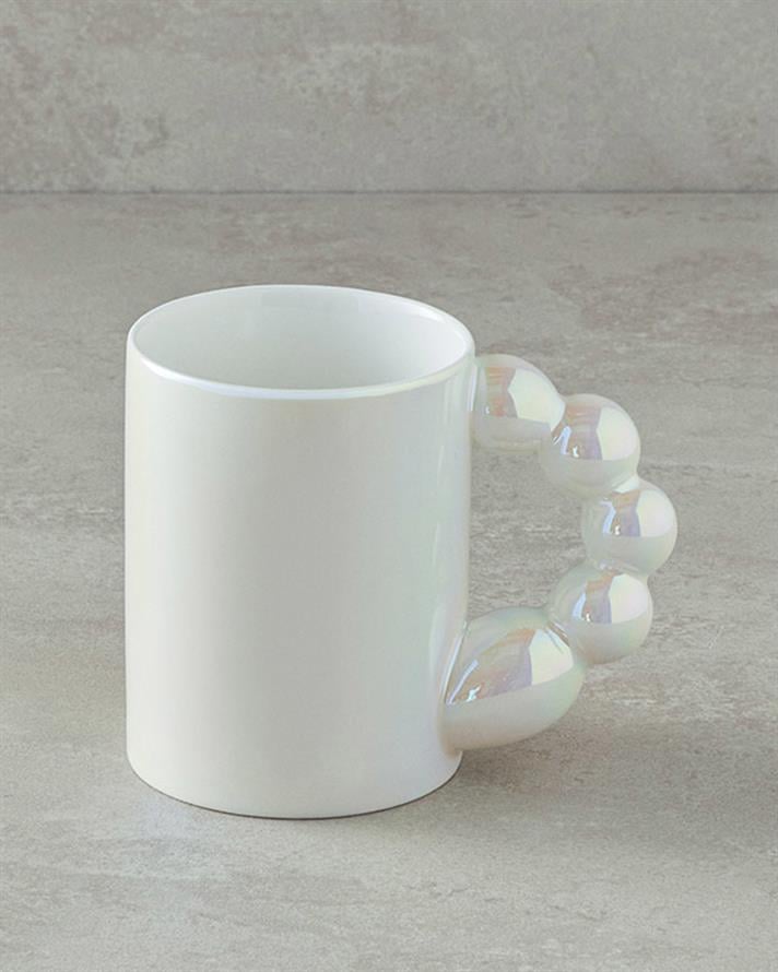 Balloons New Bone China Mug 480 ml Pearl