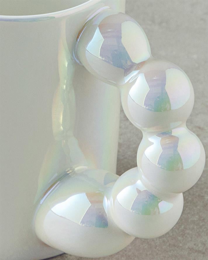Balloons New Bone China Mug 480 ml Pearl