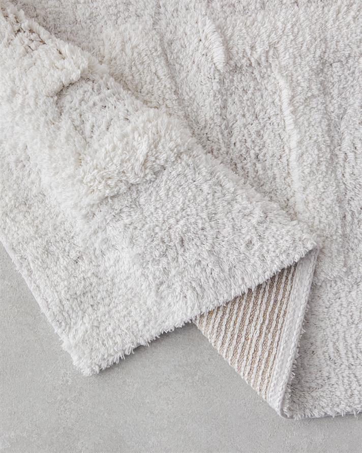 Bath Bliss Cotton Bath Mat White