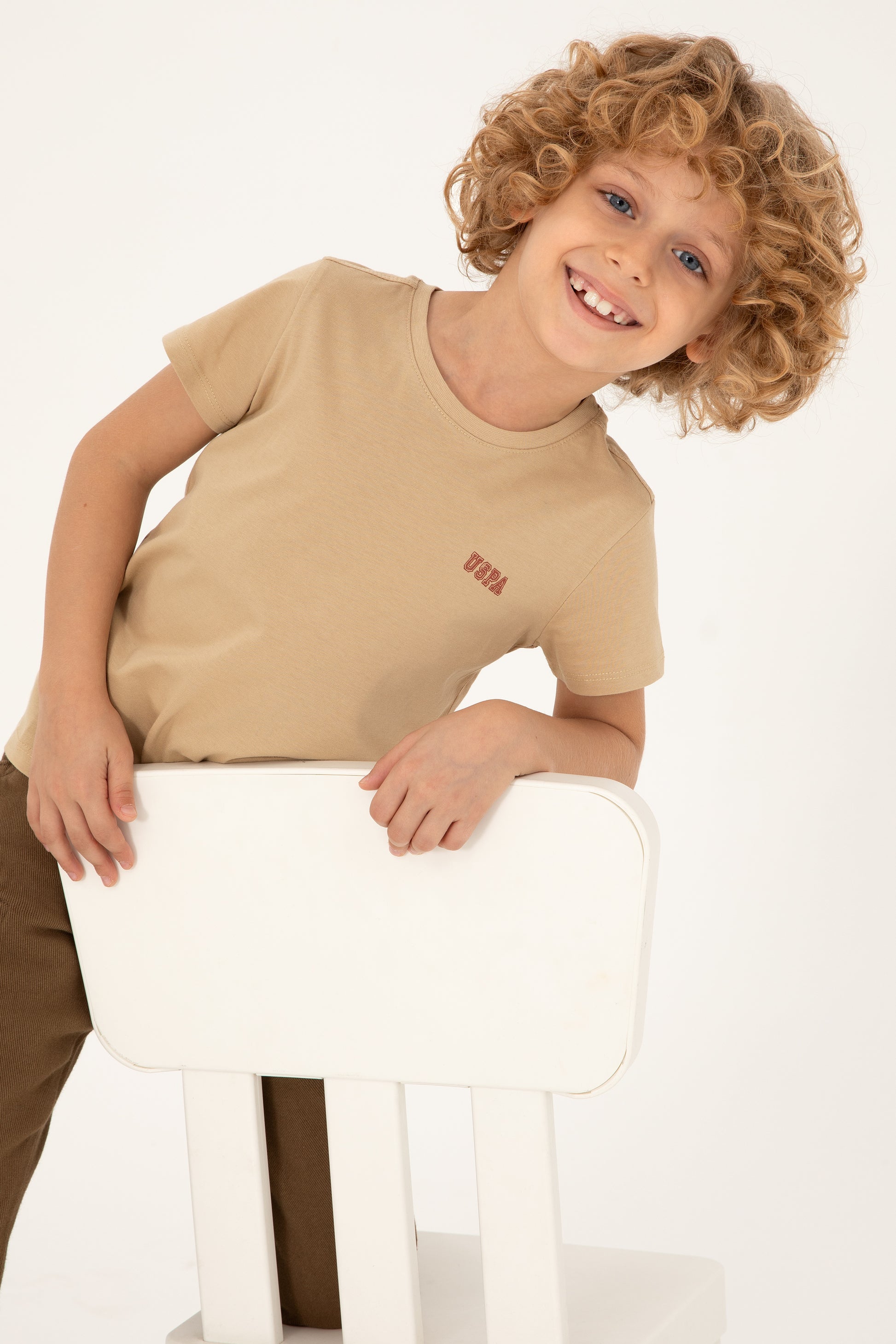 Boy's Sand Crew Neck T-Shirt