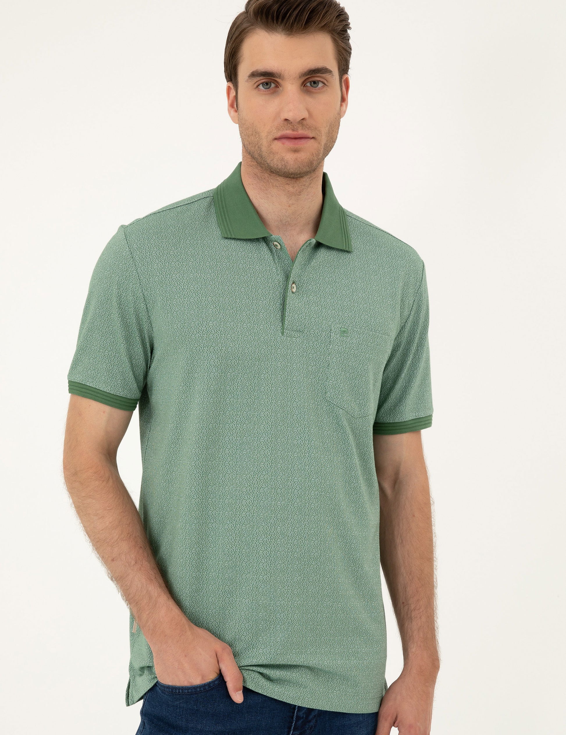 Khaki Regular Fit T-Shirt