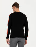 Black Slim Fit Sweater