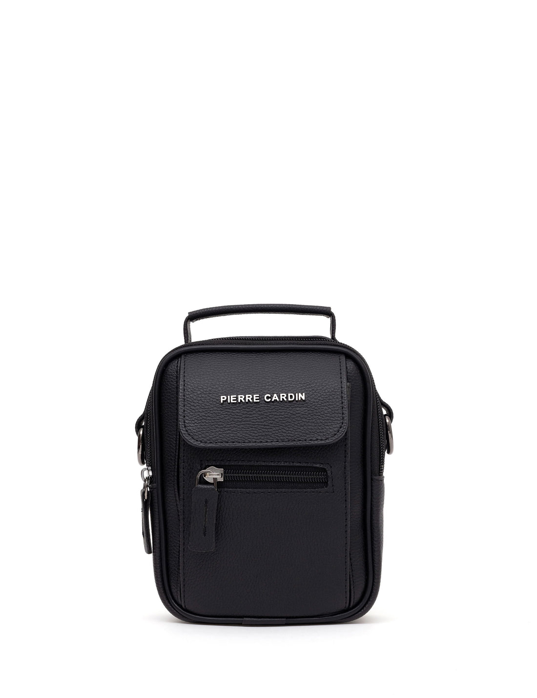 Men's Black Strap Handbag