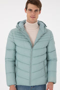 Men's Water Green Coat