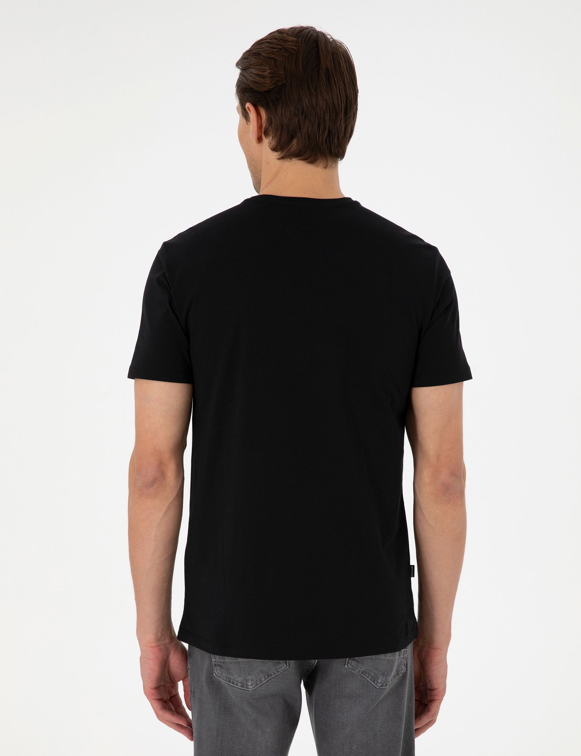 Black Slim Fit Basic T-Shirt