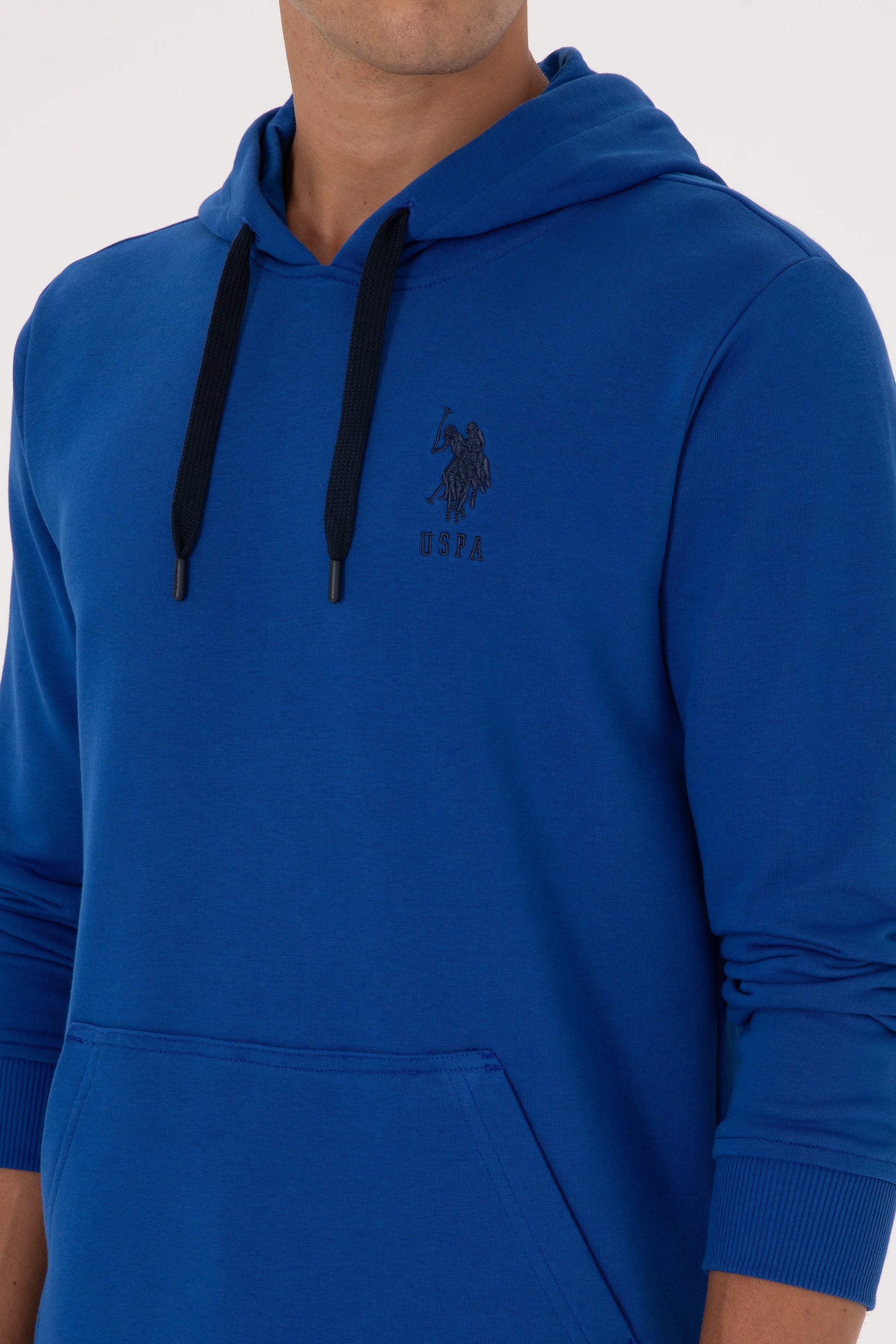 Men's Blue Basic Sweatshirt