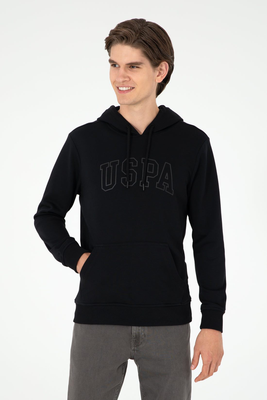 Men's Black Basic Sweatshirt
