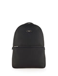Men's Navy Blue Leather Backpack