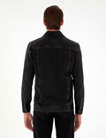 Black Slim Fit Jean Jacket
