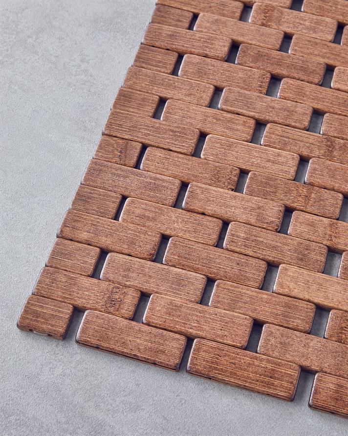 Becca Shower Slider 50x70 cm Brown