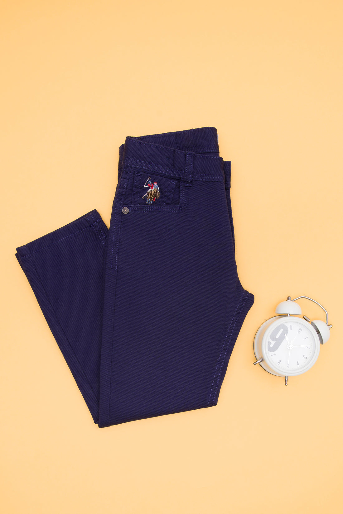 Boy's Navy Blue Canvas Pants