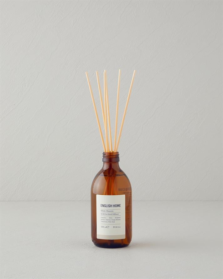 White Flowers Stick Room Fragrance Refill 300 ml - Refillable