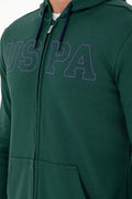 Men's Dark Green Knitted Cardigan